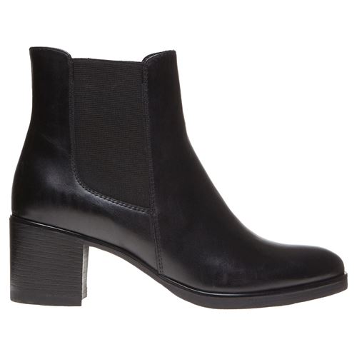 Picture of Block Heel Leather Chelsea Boots