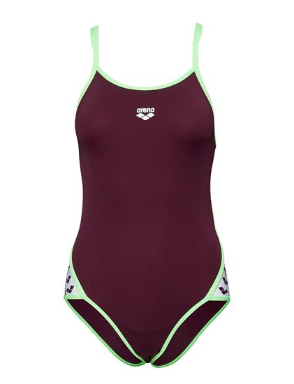 women's team stripe super fly back one piece