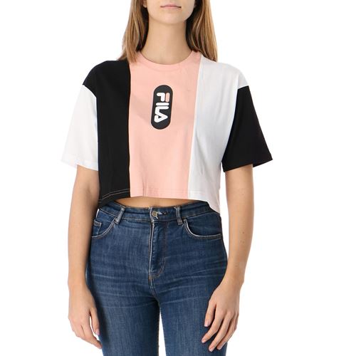 Picture of BASMA BLOCKED CROPPED TEE