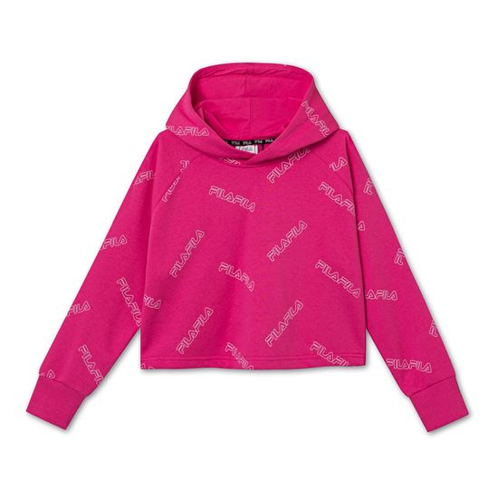 Picture of JANAELLE AOP CROPPED HOODY
