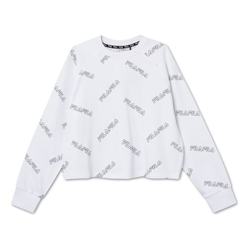 Picture of JAMIA AOP CROPPED CREW SWEAT