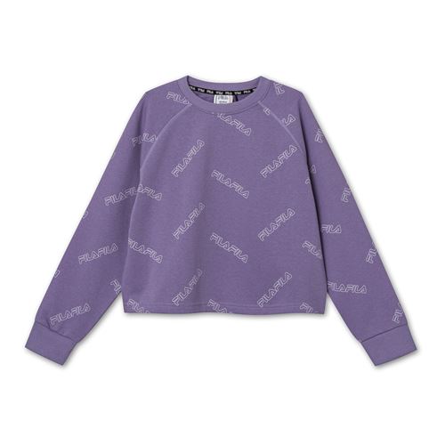 Picture of JAMIA AOP CROPPED CREW SWEAT