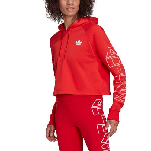 Adidas equipment sales cropped sweatshirt