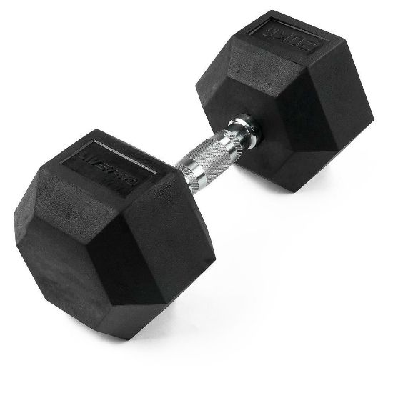 Picture of HEX RUBBER DUMBBELL X2
