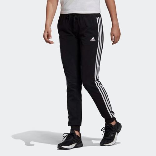 adidas Essentials Cut 3-Stripes Pants - Black | adidas Australia