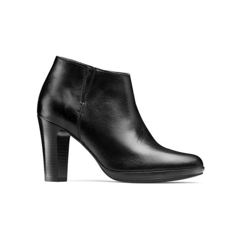 Picture of LEATHER ANKLE BOOTS WITH HEELS