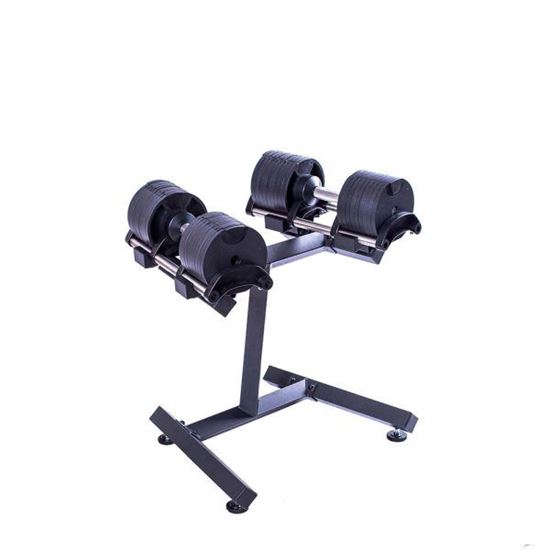 Picture of Adjustable Dumbbell Set with Rack