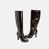 Picture of High Heeled Leather Boots