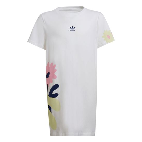 Picture of FLOWER PRINT TEE DRESS