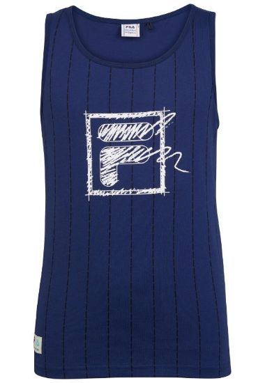 Picture of Teterow AOP Pinstripe Tank Top