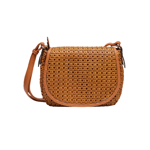 Picture of Perforated Faux Leather Shoulder Bag