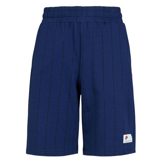 Picture of TESFELD AOP PINSTRIPED SHORTS