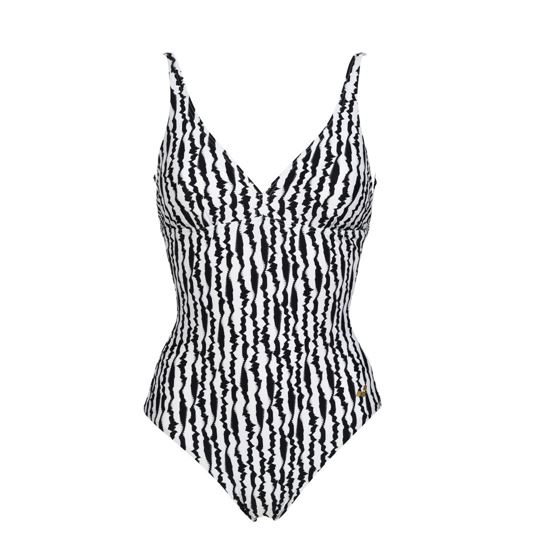 Picture of V Neck Allover Print Swimsuit