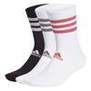 Picture of Glam 3-Stripes Cushioned Crew Sport Socks 3 Pack