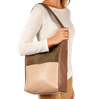 Picture of Colourblock Tote Bag with Shoulder Strap
