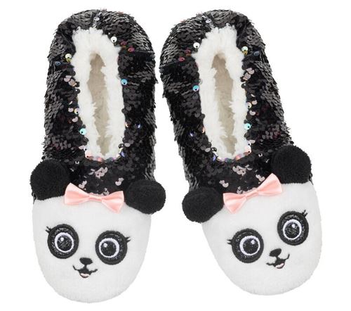 Picture of Sequin Panda Slipper Socks 1 Pair
