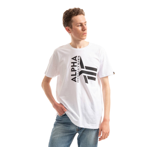 Half & | Fitness Logo Alpha Eurosport Equipment Fashion, Men Industries Foam Print Sports T-Shirt |