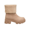 Picture of Chunky Sole Boots with Shearling Trim