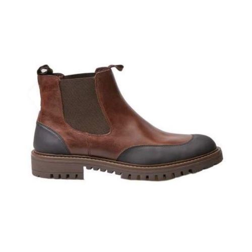 Picture of Two-Tone Leather Chelsea Boots