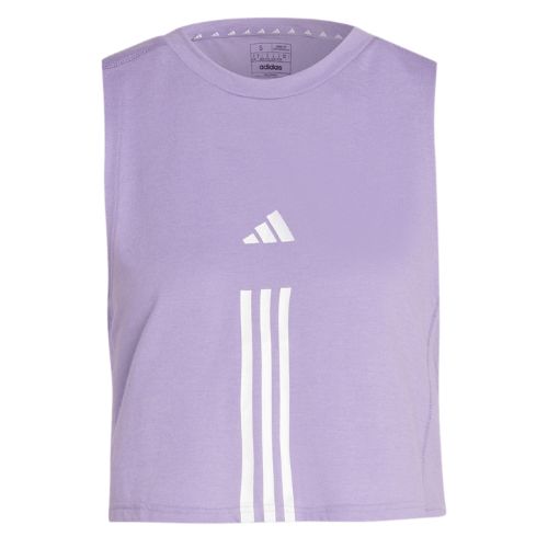 Picture of Train Essentials Train Cotton 3-Stripes Crop Tank Top