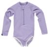 Picture of Lavender Ribbed Kids' Swimsuit (UPF 50+)