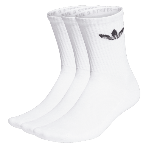 Picture of Cushioned Trefoil Mid-Cut Crew Socks 3 Pairs