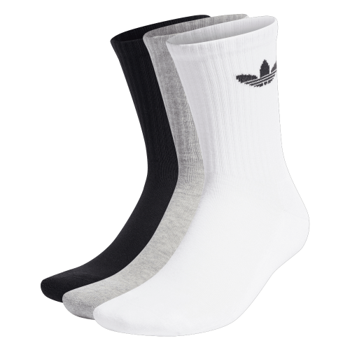 Picture of Cushioned Trefoil Mid-Cut Crew Socks 3 Pairs