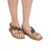 Picture of Flat Sandals with Beaded Straps