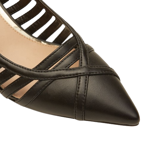 pointed toe slingback kitten heels