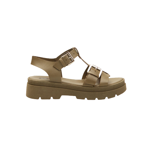 Synthetic Bata Brown Sandals For Women F561419700, Size: 4, 8