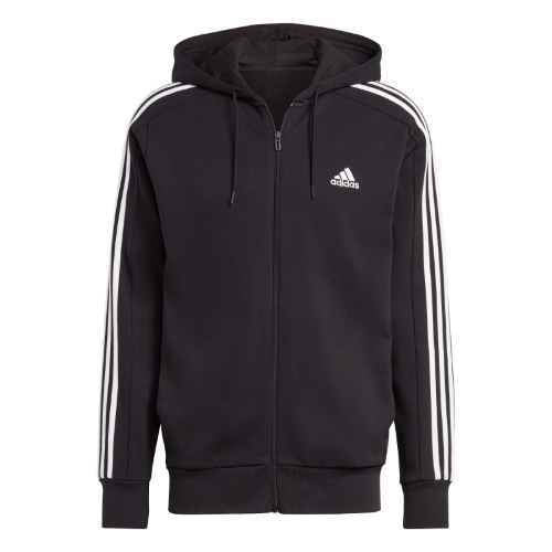 Picture of Essentials French Terry 3-Stripes Full-Zip Hoodie