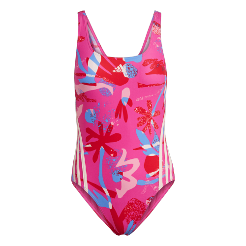 Adidas Performance Floral 3-Stripes Swimsuit Women