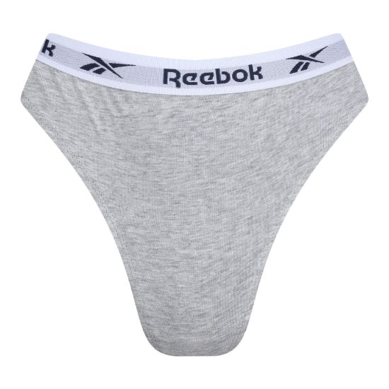 Buy Reebok Womens Agatha Three Pack Performance Thongs Black/Grey/White
