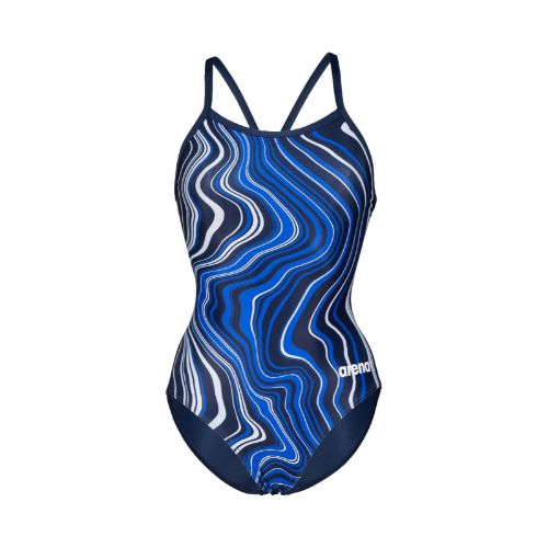 Picture of Marble Print Light Drop Back Swimsuit