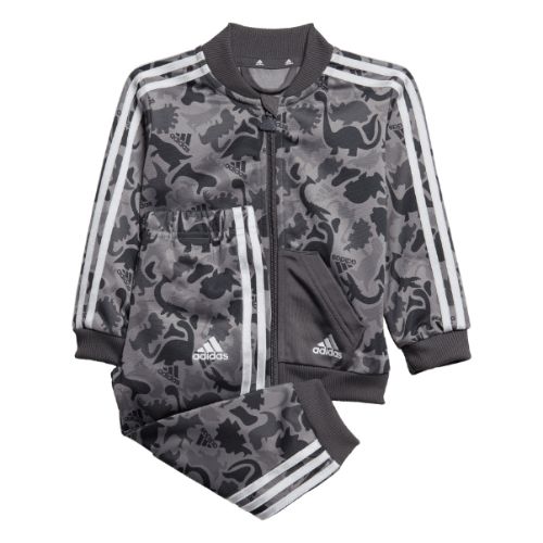 Picture of Dino Camo Allover Print Shiny Polyester Tracksuit