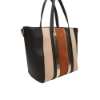 Picture of Striped Tote Bag with Chain Strap