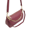Picture of Leather Shoulder Bag with Chain Detail