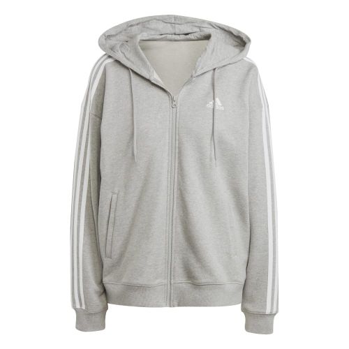 Picture of Essentials 3-Stripes French Terry Oversized Full-Zip Hoodie