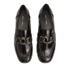 Picture of Faux Leather Loafers with Chain Detail