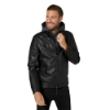 Picture of Hooded Biker Jacket