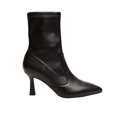 Picture of Mid Heel Sock-Style Ankle Boots