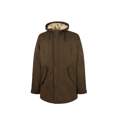 Picture of Hooded Parka with Faux Shearling Lining