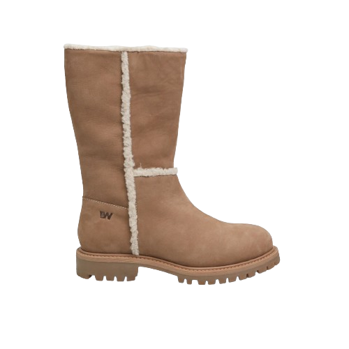 Picture of Weinbrenner Nubuck and Faux Shearling Mid-Calf Boots