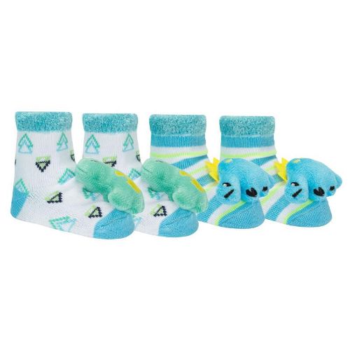 Picture of Infant Dino Rattle Socks 2 Pairs