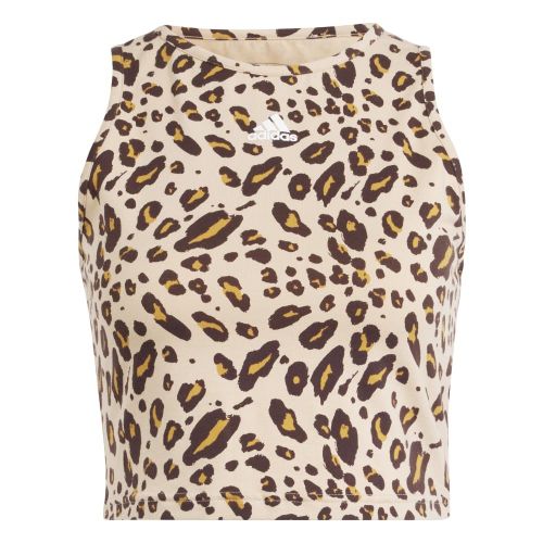 Picture of Essentials Animal Print Cropped Tank Top
