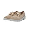 Picture of Track Sole Suede Loafers with Chain Detail