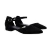 Picture of Faux Suede Ankle Strap Ballet Flats