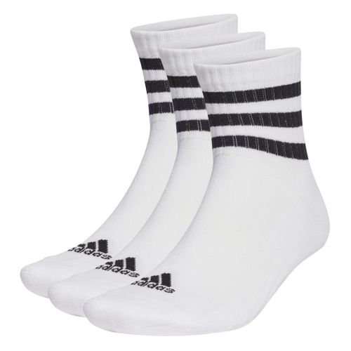 Picture of 3-Stripes Cushioned Sportswear Mid Cut Socks 3 Pair Pack