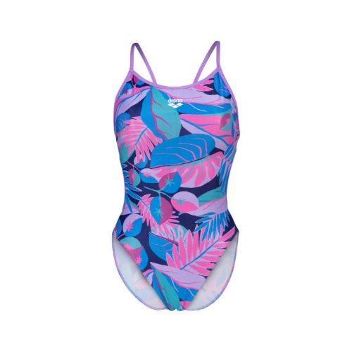 Picture of Tropical Print Lace Back Swimsuit