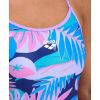 Picture of Tropical Print Lace Back Swimsuit